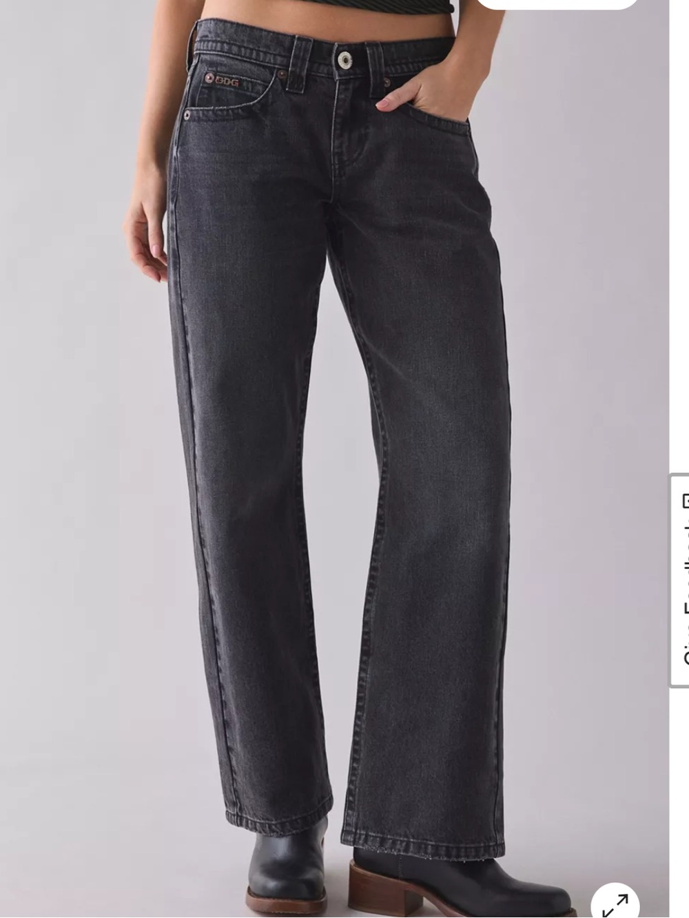BDG Urban Outfitters Kayla Lowrider Black Jeans women’s 27Wx 32L